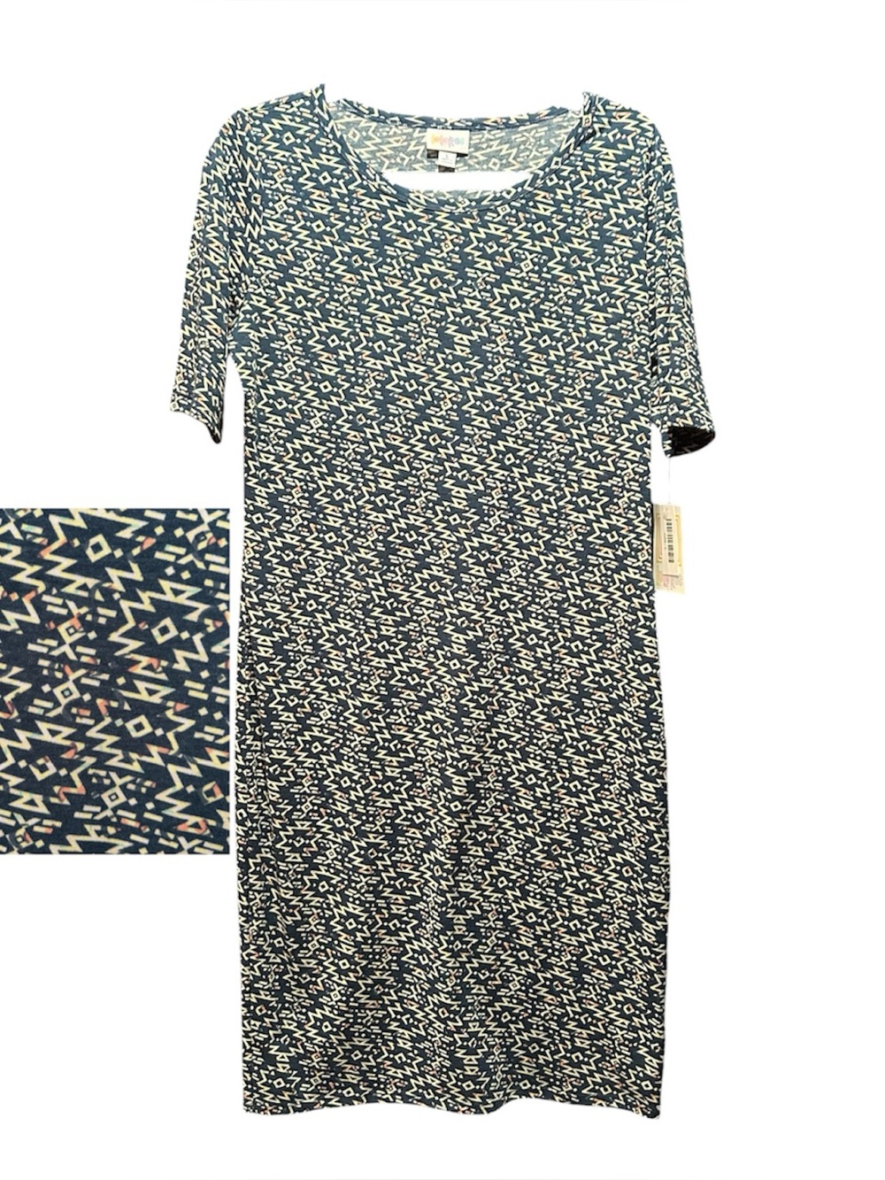 LuLaRoe size large Aztec print Julia dress nwt, new with tags -